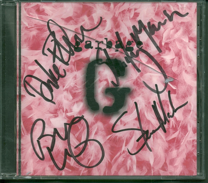 Garbage Group Signed Self Titled CD w/ 4 Signatures! (Beckett/BAS Guaranteed)