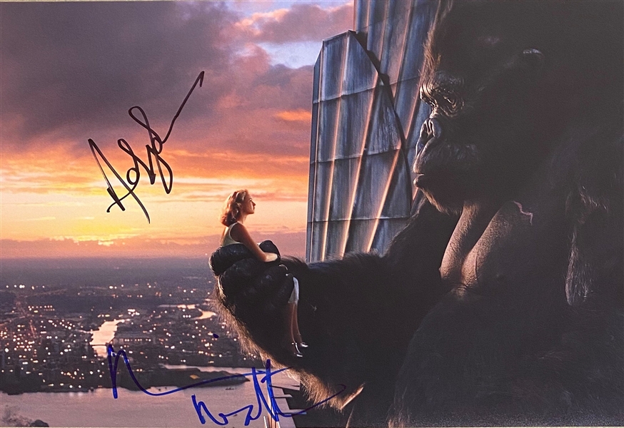 King Kong: Andy Serkis & Naomi Watts Dual Signed 12" x 18" Color Photo (Beckett/BAS Guaranteed)