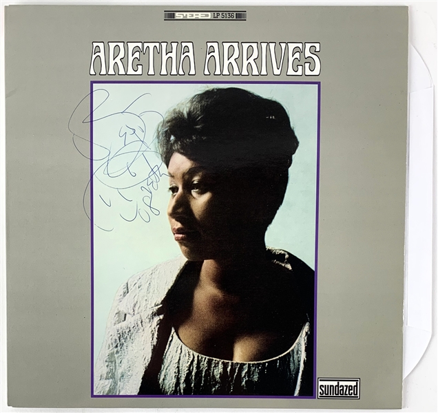 Aretha Franklin Signed "Aretha Arrives" Record Album (Beckett/BAS Guaranteed)