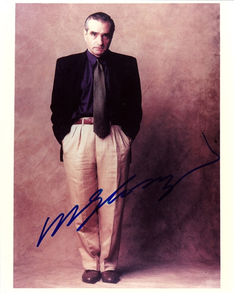 Martin Scorsese In-Person Signed 8" x 10" Color Photo (Beckett/BAS Guaranteed)