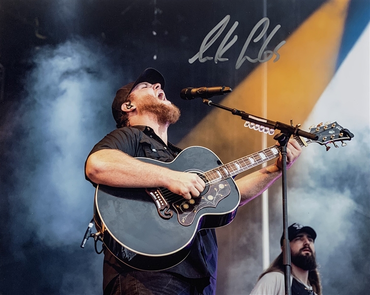 Luke Combs In-Person Signed 8" x 10" Color Photo (Beckett/BAS Guaranteed)
