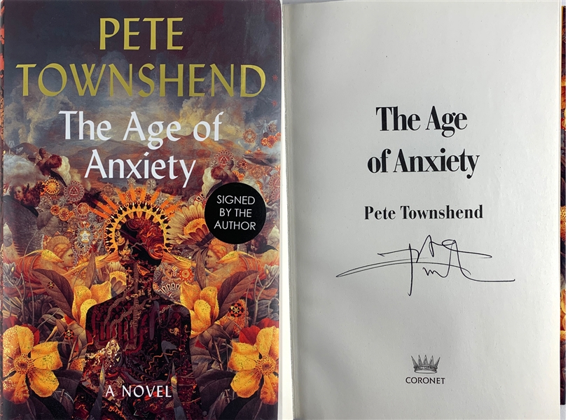 The Who: Pete Townshend Signed Hardcover First Edition Book: "The Age of Anxiety" (Beckett/BAS Guaranteed)