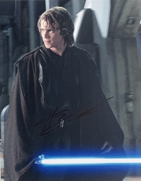 Attack of the Clones: Hayden Christensen In-Person Signed 8" x 10" Color Photo (#2)(Steve Grad Collection)(Beckett/BAS Guaranteed)