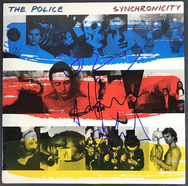 The Police Group Signed "Synchronicity" Record Album (Beckett/BAS Guaranteed)