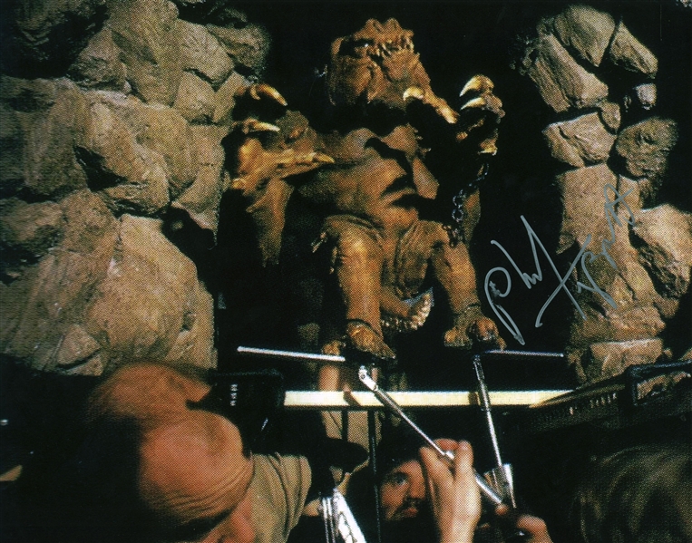 Lot of Two (2) Phil Tippett Signed 11" x 14" Photographs (Beckett/BAS Guaranteed)