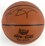 Kobe Bryant Signed Spalding NBA Game Model Leather Basketball with 2001 Finals Commemorative Engraving (Beckett/BAS LOA & PSA/DNA COA)