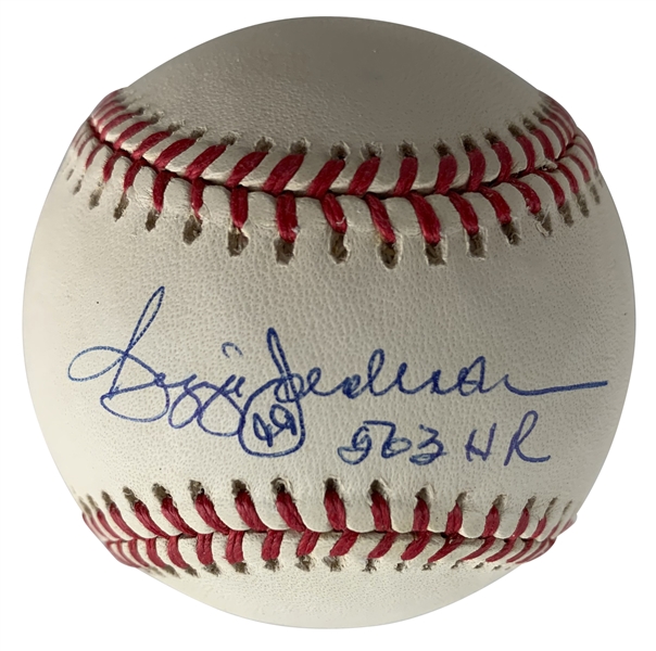 Reggie Jackson Signed & "563 HR" Inscribed OAL Baseball (Beckett/BAS Guaranteed)