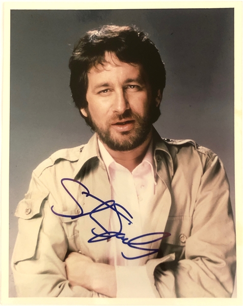 Steven Spielberg In-Person Signed 8" x 10" Color Photo (John Brennan Collection)(Beckett/BAS Guaranteed)