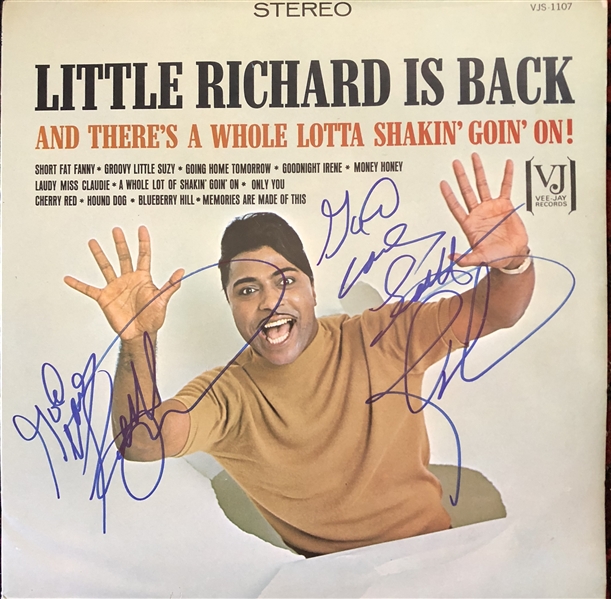 Little Richard In-Person Double Signed "Little Richard is Back" Record Album (Beckett/BAS Guaranteed)