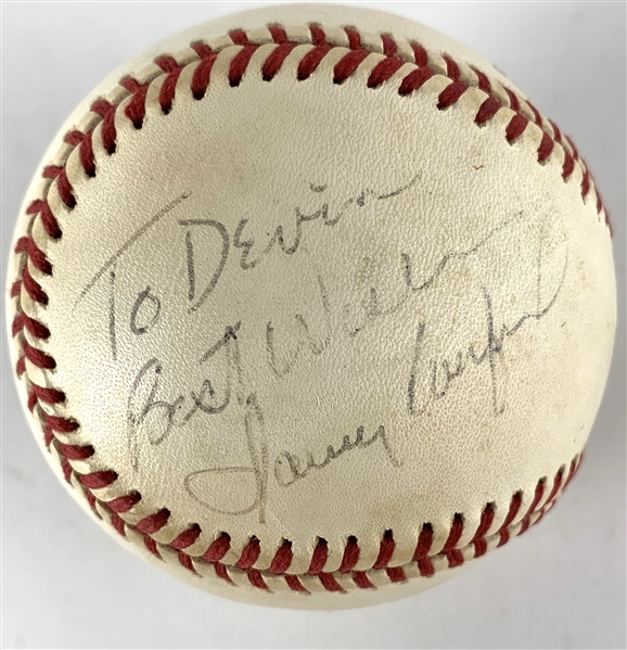 Sandy Koufax Single-Signed & Inscribed ONL Baseball (JSA LOA)