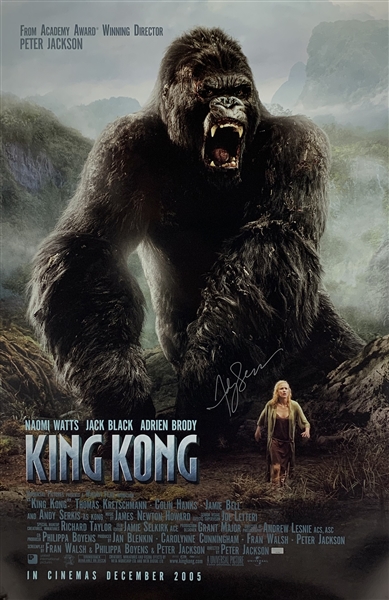 Andy Serkis Signed "King Kong" 27" x 40" Movie Poster (Celebrity Authentics & Beckett/BAS Guaranteed)