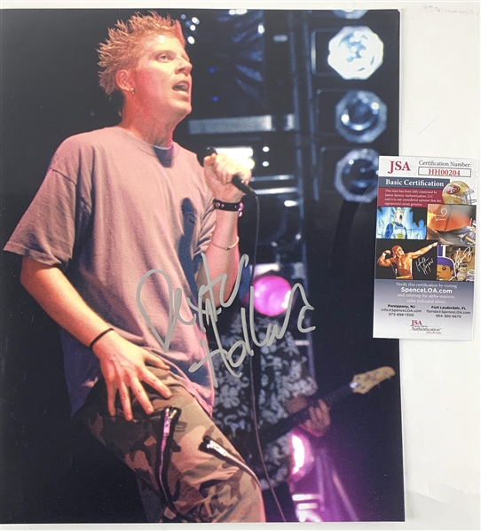 The Offspring: Dexter Holland In-Person Signed 11" x 14" Color Photo (JSA)