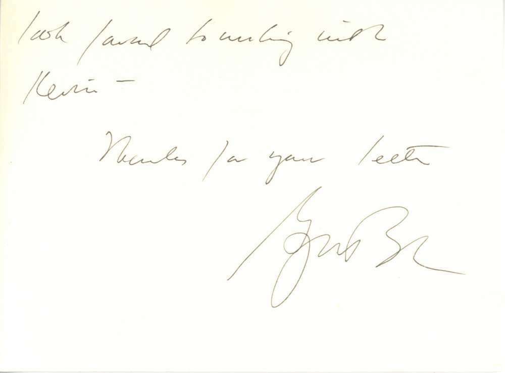 Lot Detail - President George W. Bush Rare Signed & Handwritten Letter ...