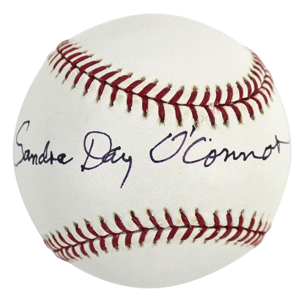 Sandra Day OConnor RARE Single Signed OML Baseball (PSA/DNA)