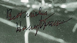 President Harry Truman Signed 1.5" x 2.5" Cut (Beckett/BAS Guaranteed)
