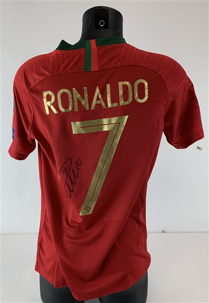 Christiano Ronaldo Signed Official 2018 World Cup Portugal Jersey (JSA)