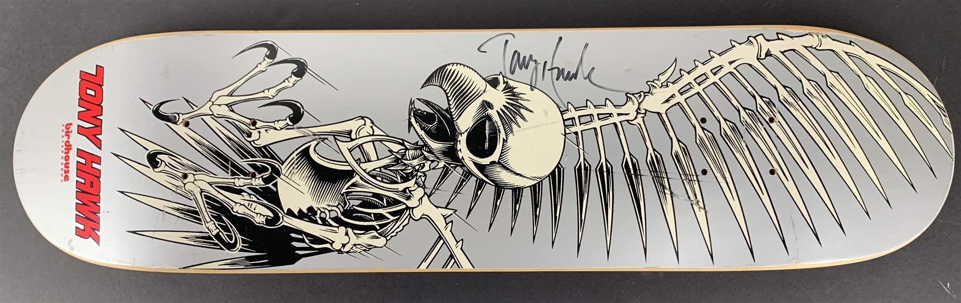 Tony Hawk Rare Signed 2007 Silver Flight Birdhouse Skateboard (Beckett/BAS Guaranteed)