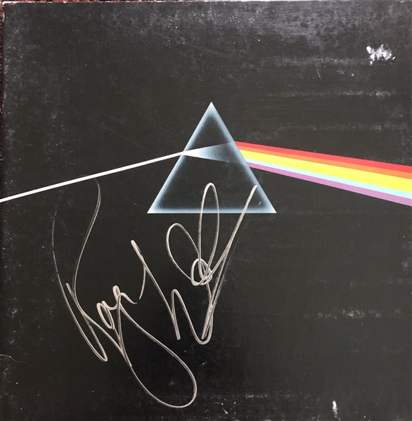 Pink Floyd: Roger Waters In-Person Signed "Dark Side of the Moon" Record Album (Beckett/BAS & Floyd Authentic Guaranteed)