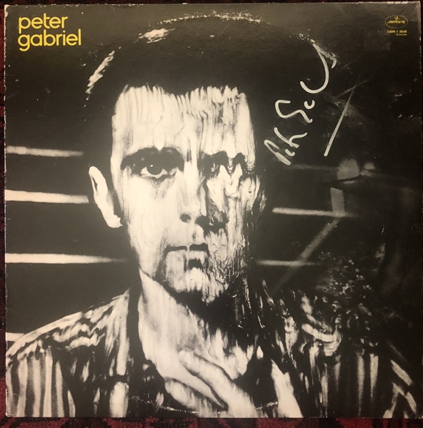 Peter Gabriel In-Person Signed Self-Titled Album (Beckett/BAS Guaranteed)