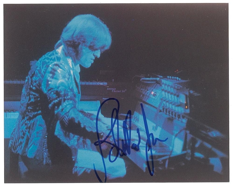Led Zeppelin: John Paul Jones In-Person Signed 8" x 10" Color Photo (John Brennan Collection)(Beckett/BAS Guaranteed)