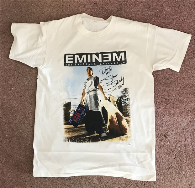 Eminem Signed "The Marshall Mathers LP" Promotional T-Shirt (ACOA)