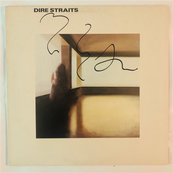 Dire Straits: Mark Knopfler In-Person Signed Self-Titled Debut Album (John Brennan Collection)(Beckett/BAS Guaranteed)