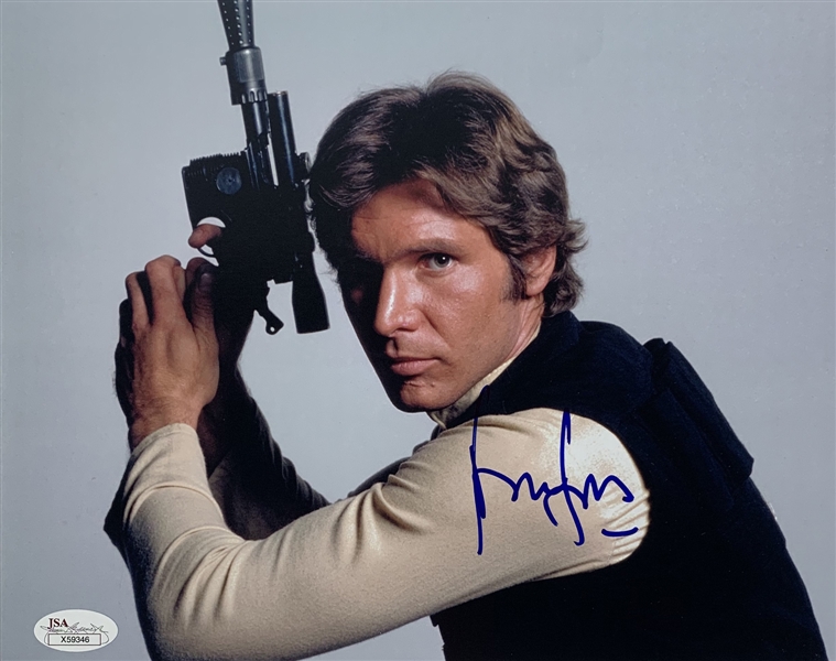 Star Wars: Harrison Ford Signed 8" x 10" Color Photo as "Han Solo" (JSA LOA)