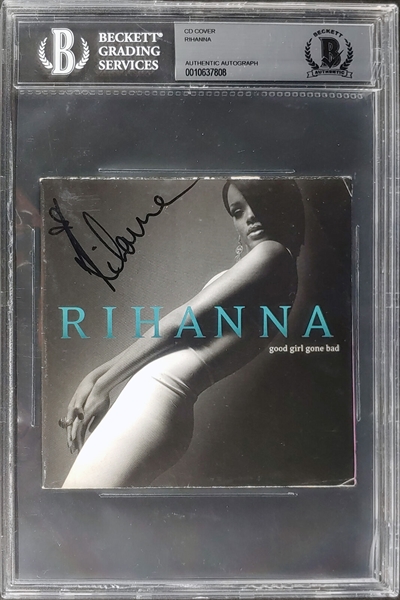 Rihanna Signed "Good Girl Gone Bad" CD Cover (Beckett/BAS Encapsulated)