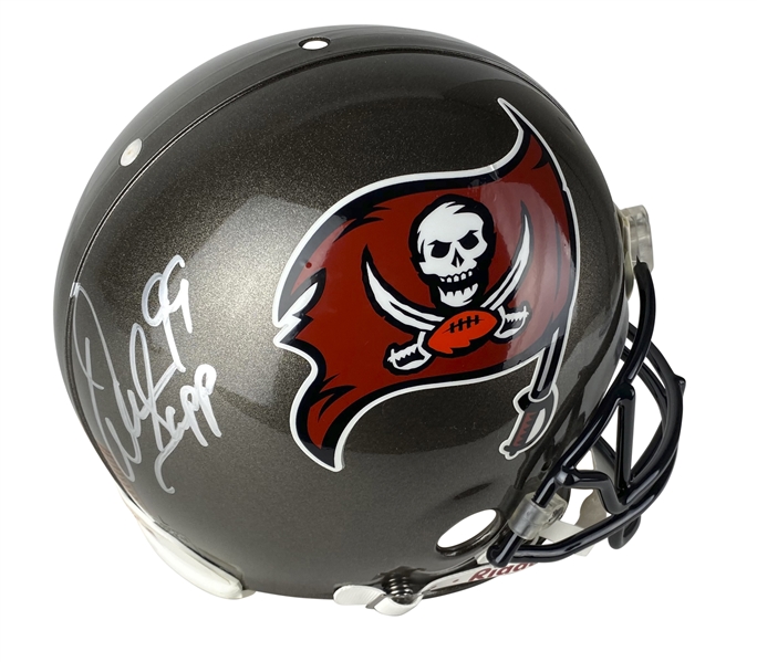 Warren Sapp Signed Tampa Bay Buccaneers PROLINE Helmet (JSA)