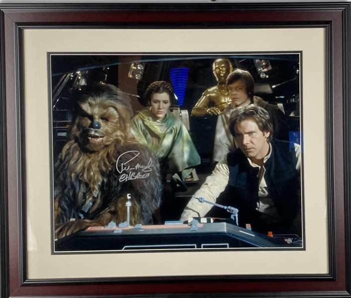 Peter Mayhew Signed Color 16" x 20" Star Wars Photograph (Steiner)