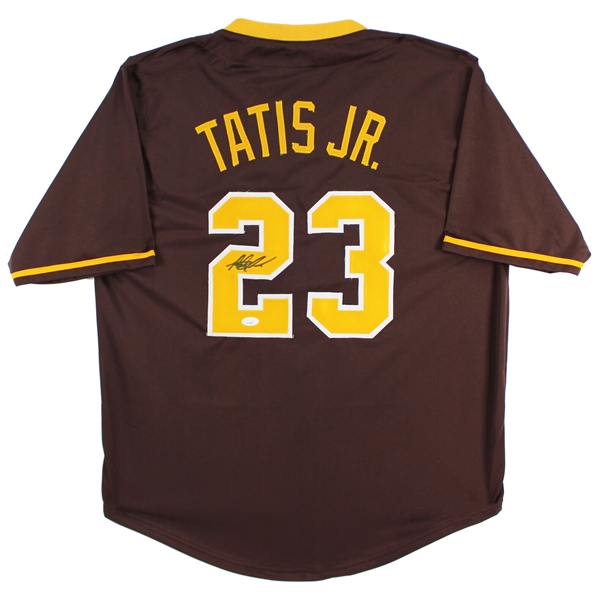 Fernando Tatis Jr. Signed San Diego Padres Retro Style Jersey (JSA COA)