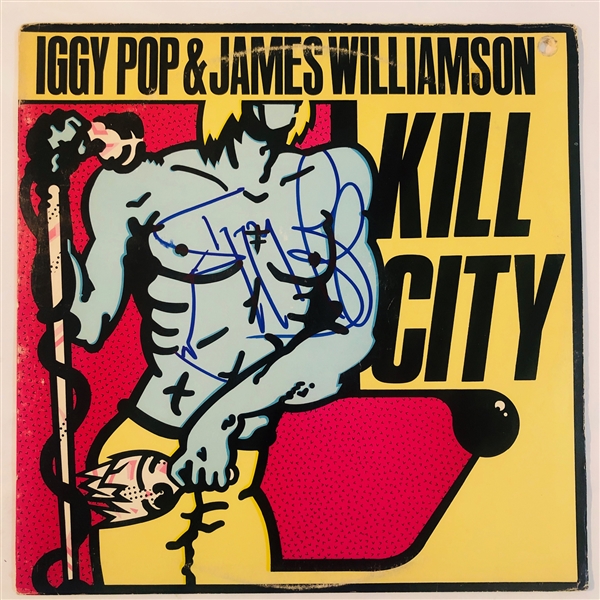 Iggy Pop In-Person Signed "Kill City" Record Album (John Brennan Collection)(Beckett/BAS Guaranteed)