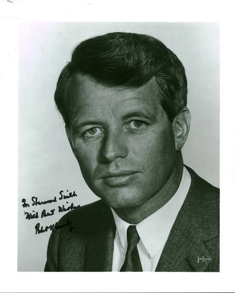 Robert F. Kennedy Signed B & W 8" x 10" Photograph (JSA)