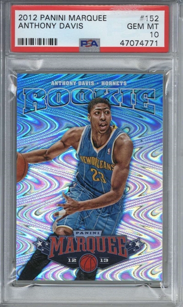 Anthony Davis 2012 Panini Marquee #152 Rookie Card (PSA Graded GEM MINT 10)