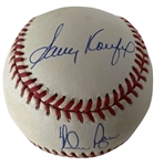 Nolan Ryan, Bob Feller & Sandy Koufax Multi-Signed OAL Baseball (Beckett/BAS)