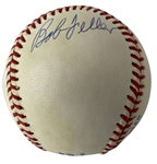 Nolan Ryan, Bob Feller & Sandy Koufax Multi-Signed OAL Baseball (Beckett/BAS)