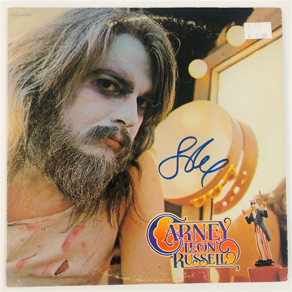 Leon Russell Signed "Carney" Record Album (John Brennan Collection)(Beckett/BAS Guaranteed)