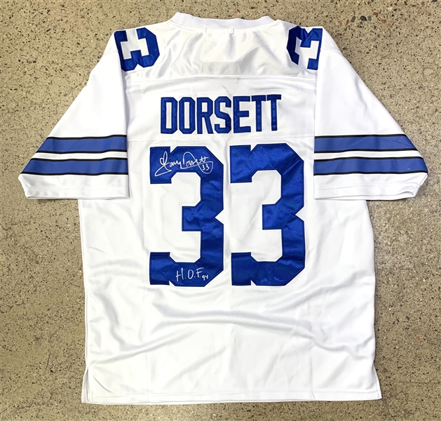 Tony Dorsett Signed Dallas Cowboys Mitchell & Ness Model Jersey (Beckett/BAS Guaranteed)