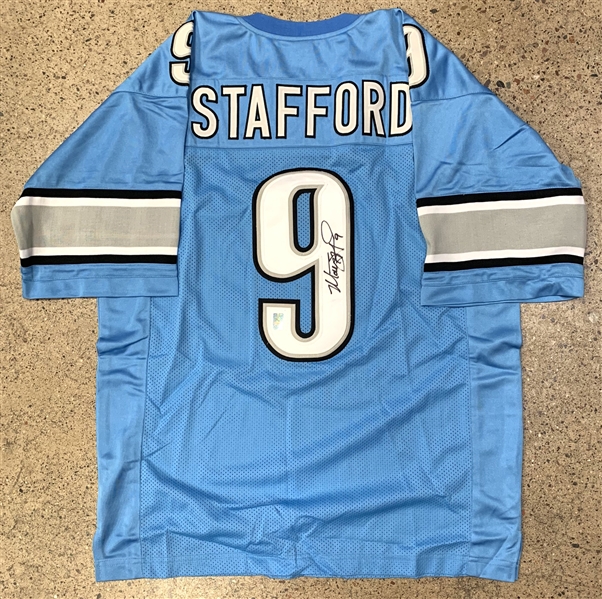 Matthew Stafford Signed Detroit Lions Football Jersey (GTSM)