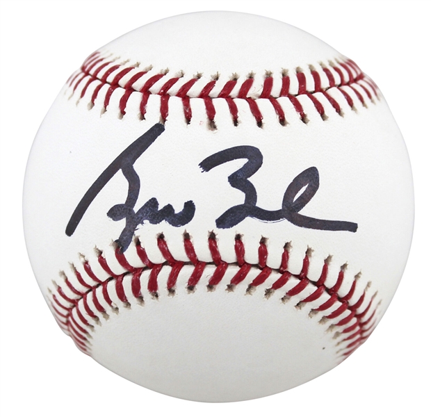 President George W. Bush Superb Single Signed OML Baseball (Beckett/BAS LOA)