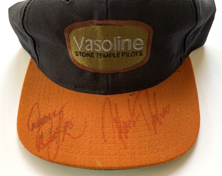Stone Temple Pilots In-Person Signed Baseball Hat (Beckett/BAS Guaranteed)