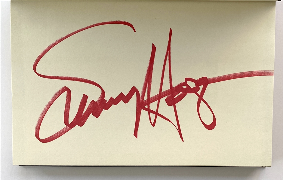 Van Halen: Sammy Hagar In-Person Signed Book (Beckett/BAS Guaranteed)