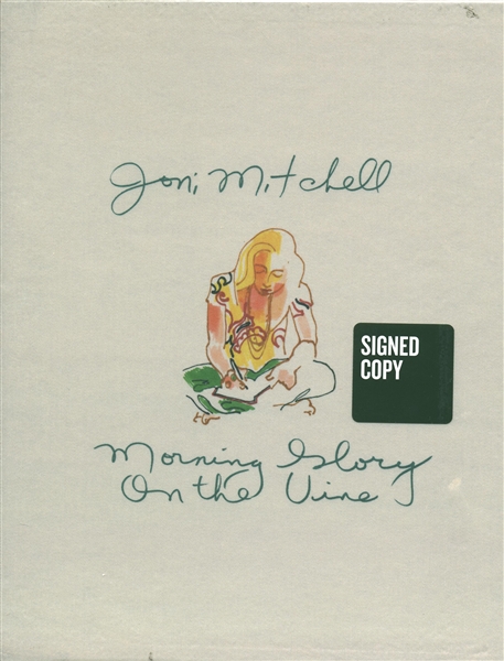 Joni Mitchell Signed & Sealed Deluxe Limited First Edition of "Morning Glory on the Vine" Book (Beckett/BAS Guaranteed)