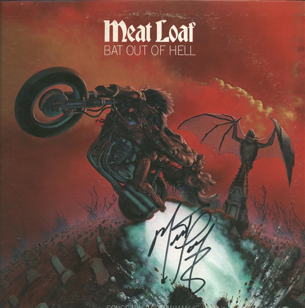 Meatloaf Signed "Bat Out of Hell" Album (Beckett/BAS)