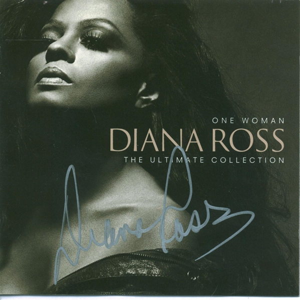 Diana Ross Signed "One Woman" CD (Beckett/BAS)