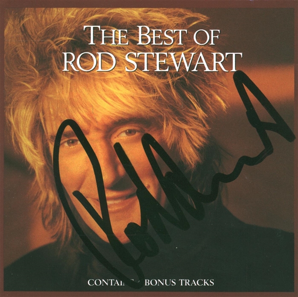 Rod Stewart Signed "The Best of Rod Stewart" CD (Beckett/BAS)