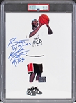 Kobe Bryant Signed 8" x 10" Promo Photo from 1995 Adidas ABCD Camp with Superb Pre-Rookie Autograph (PSA/DNA Encapsulated)