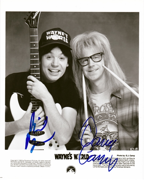 Waynes World: Mike Myers & Dana Carvey In-Person Signed "Waynes World" 