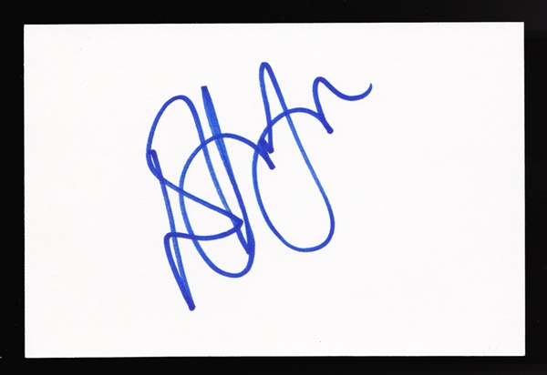 Sir Elton John In-Person Signed 4" x 6" Index Card (Beckett/BAS Guaranteed)