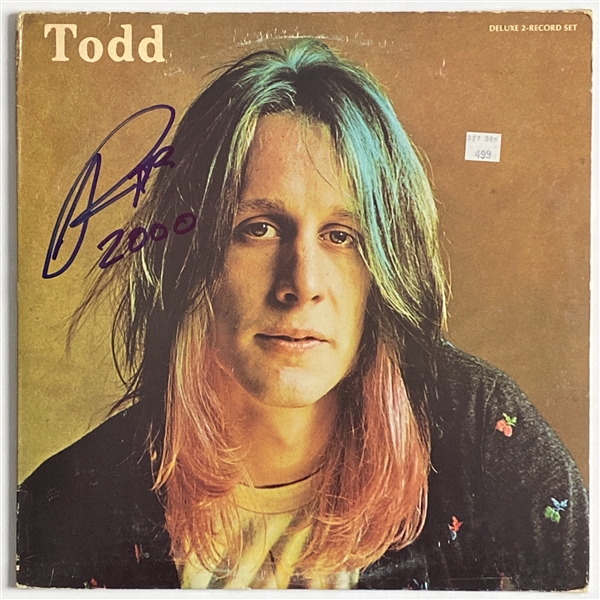 Todd Rundgren In-Person Signed “Todd” Record Album (John Brennan Collection) (BAS Guaranteed)